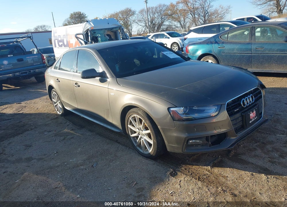 2014 AUDI A4 2.0T PREMIUM VIN: WAUFFAFL5EN020462