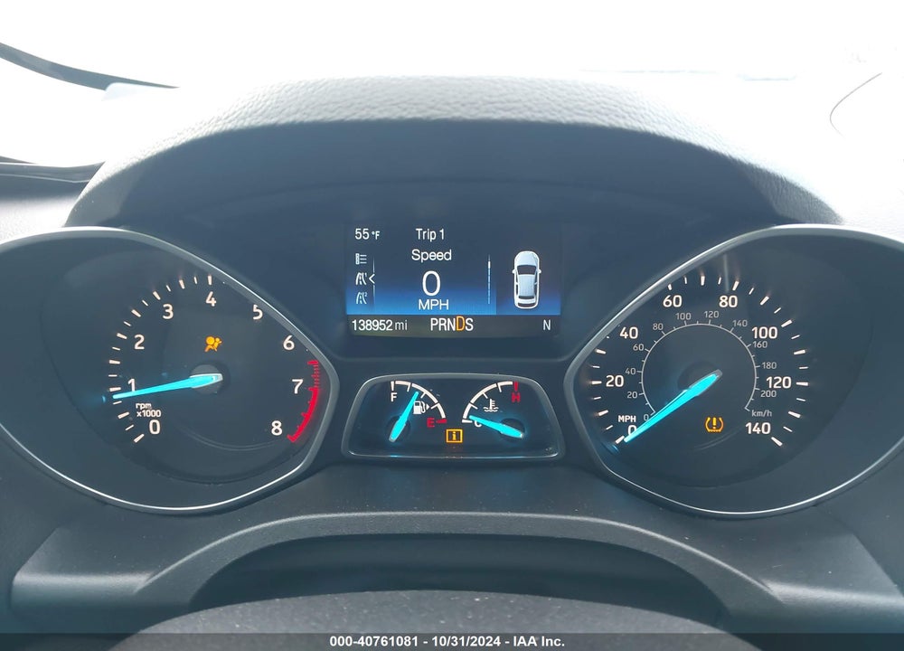 2017 FORD ESCAPE S VIN: 1FMCU0F77HUA75591