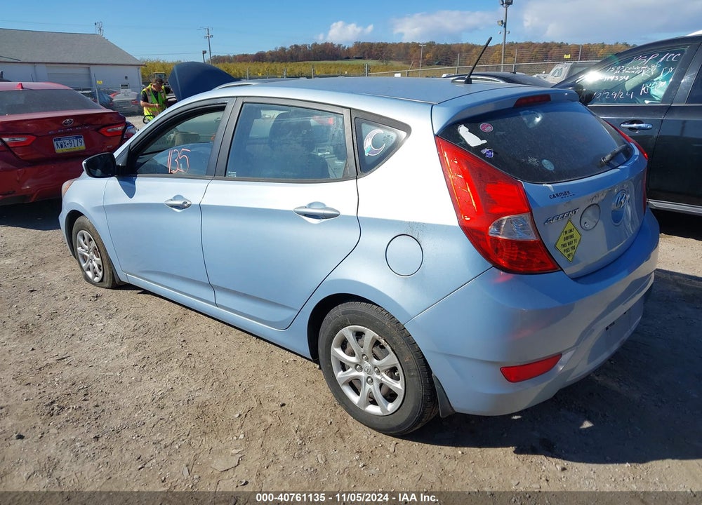 2013 HYUNDAI ACCENT GS VIN: KMHCT5AE4DU114394