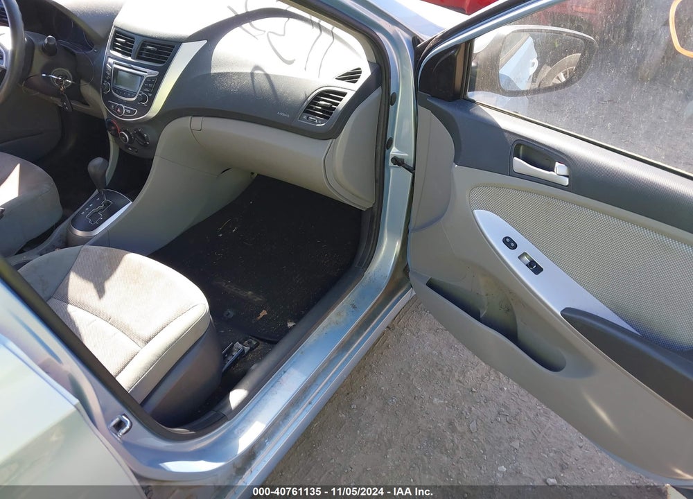 2013 HYUNDAI ACCENT GS VIN: KMHCT5AE4DU114394