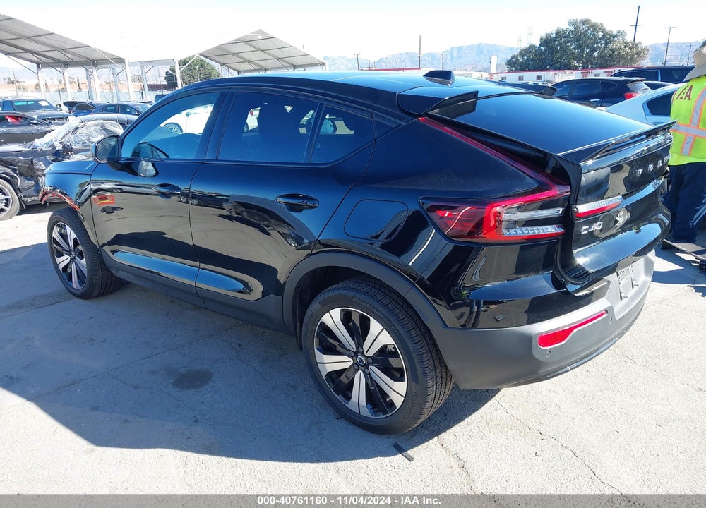 2023 VOLVO C40 RECHARGE PURE ELECTRIC TWIN CORE VIN: YV4ED3GK8P2051101