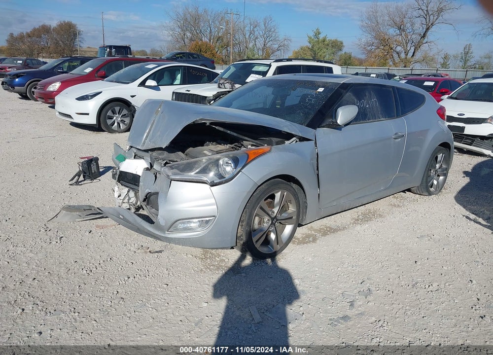 2017 HYUNDAI VELOSTER VALUE EDITION VIN: KMHTC6AD7HU324233