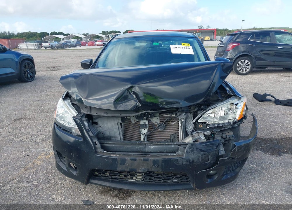2013 NISSAN SENTRA SR VIN: 3N1AB7AP0DL674793