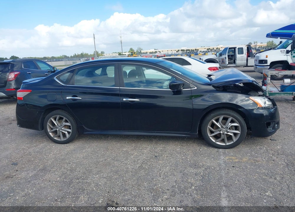 2013 NISSAN SENTRA SR VIN: 3N1AB7AP0DL674793