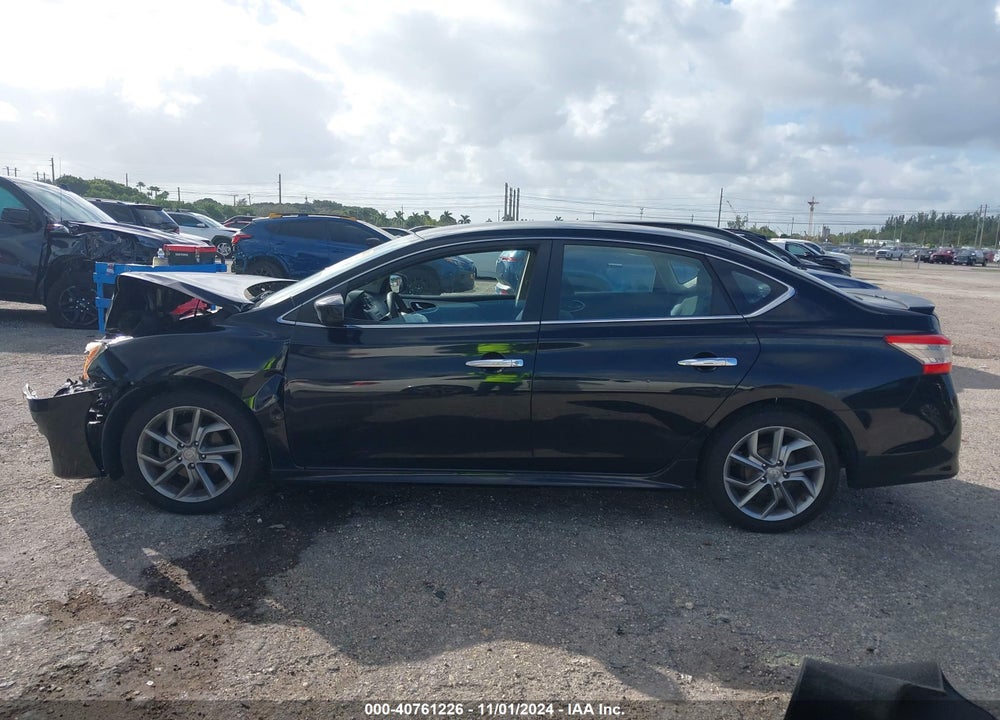 2013 NISSAN SENTRA SR VIN: 3N1AB7AP0DL674793