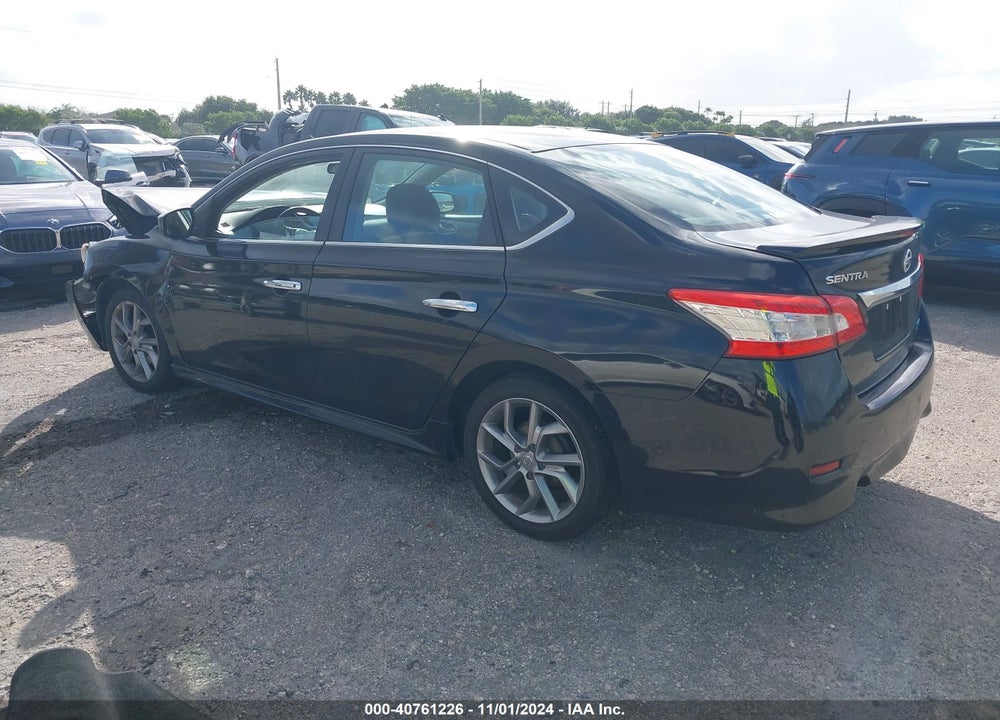 2013 NISSAN SENTRA SR VIN: 3N1AB7AP0DL674793