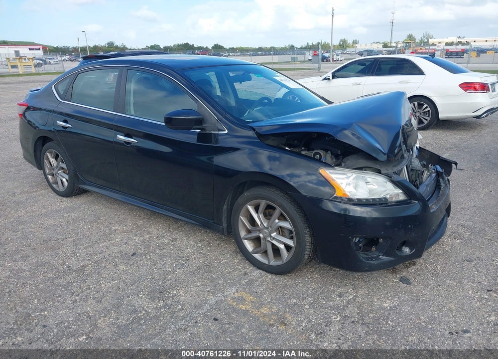 2013 NISSAN SENTRA SR VIN: 3N1AB7AP0DL674793