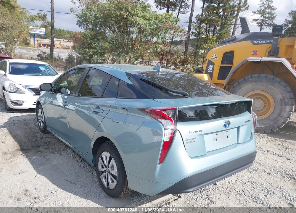 2016 TOYOTA PRIUS THREE VIN: JTDKARFUXG3524480