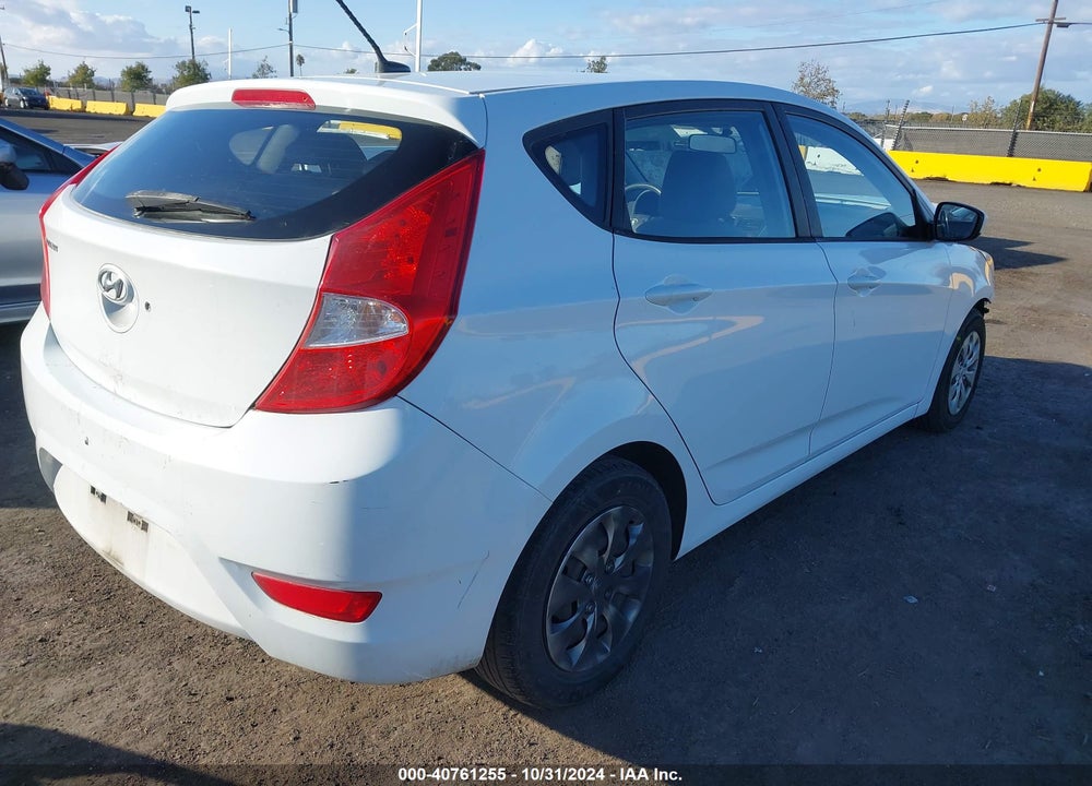 2016 HYUNDAI ACCENT SE VIN: KMHCT5AE9GU280267
