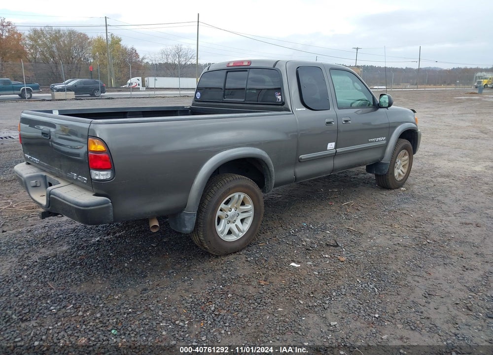 2003 TOYOTA TUNDRA LTD V8 VIN: 5TBBT48163S337836