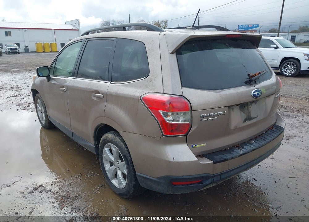 2015 SUBARU FORESTER 2.5I LIMITED VIN: JF2SJAKCXFH531186