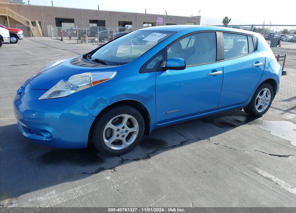 2014 NISSAN LEAF SV VIN: 1N4AZ0CP0EC338075