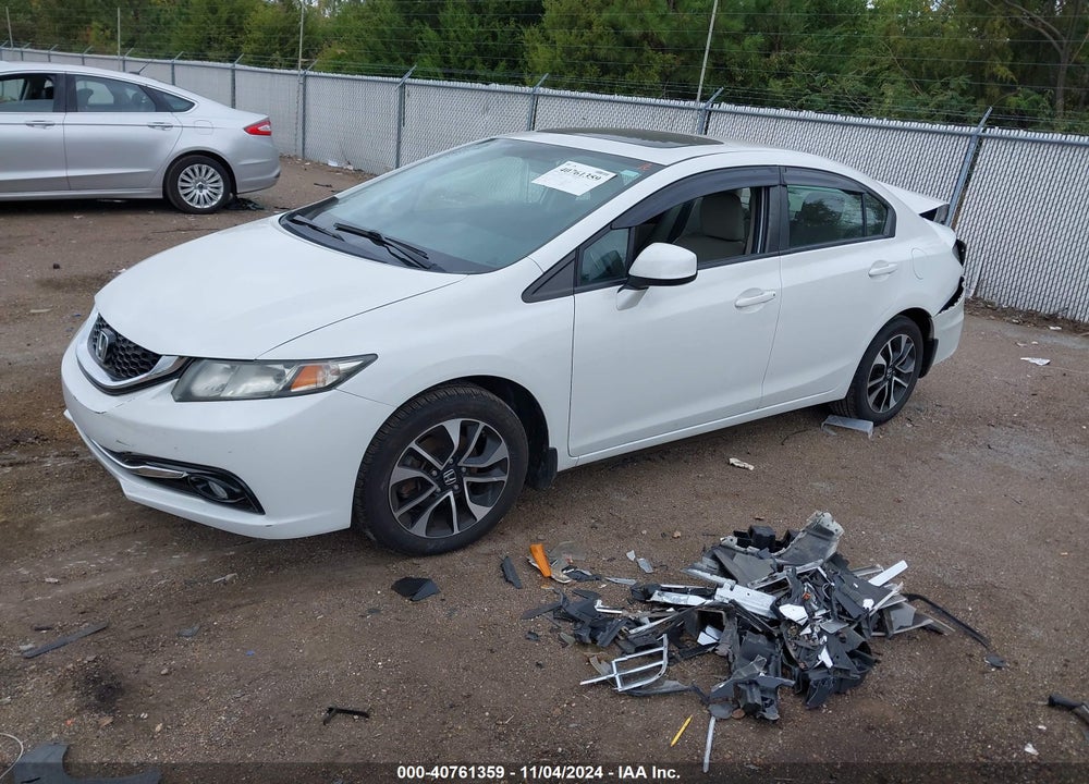 2013 HONDA CIVIC EX-L VIN: 19XFB2F95DE003706