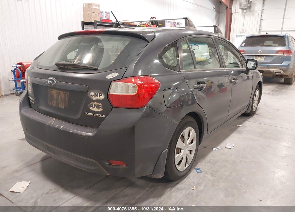 2012 SUBARU IMPREZA 2.0I VIN: JF1GPAA65CH212942