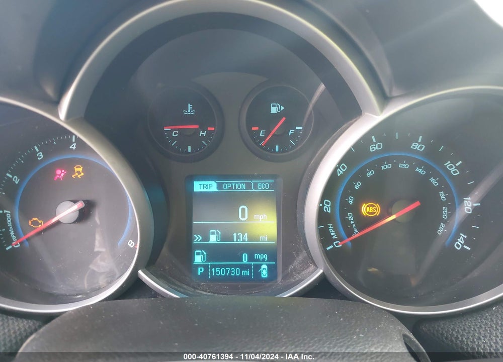 2014 CHEVROLET CRUZE ECO AUTO VIN: 1G1PH5SB4E7152275