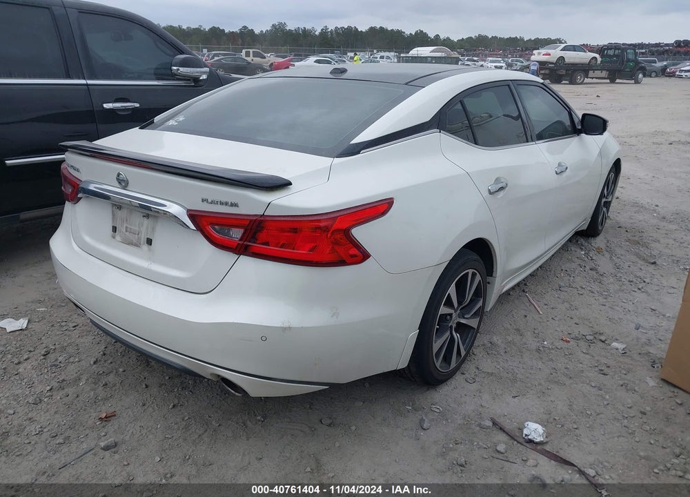 2016 NISSAN MAXIMA 3.5 PLATINUM VIN: 1N4AA6AP7GC430655