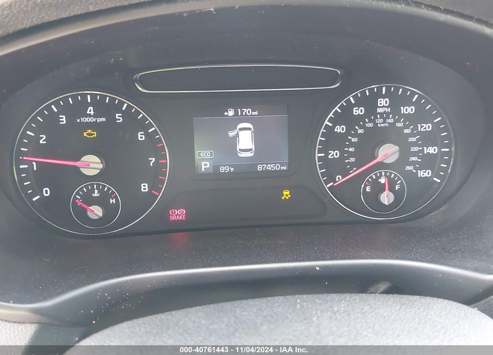2019 KIA SORENTO 2.4L LX VIN: 5XYPG4A31KG518741
