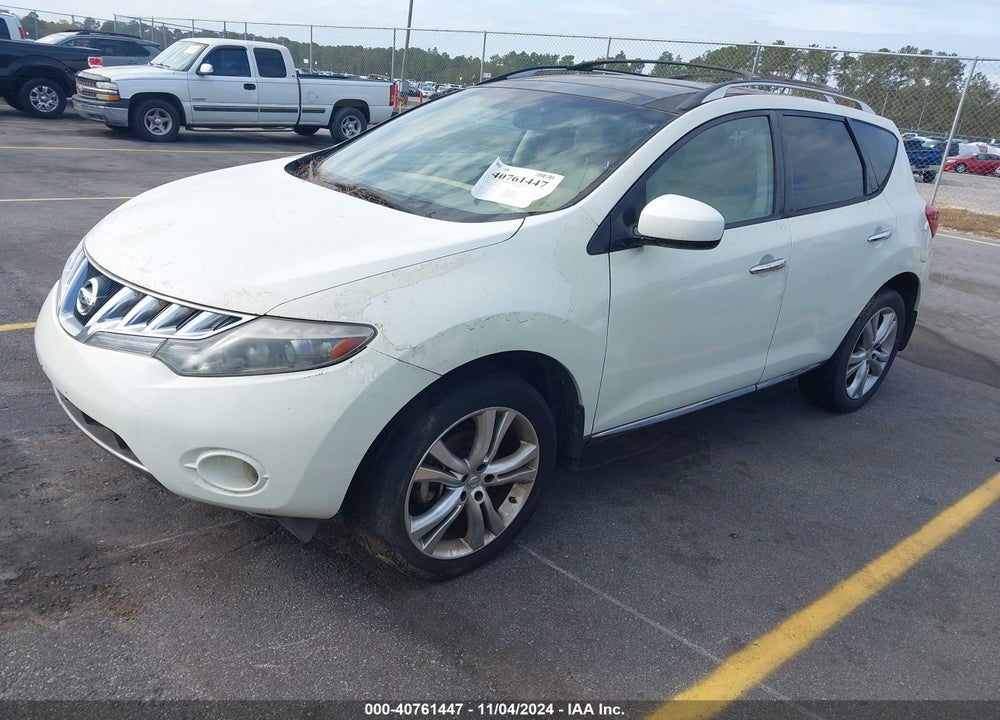 2009 NISSAN MURANO LE VIN: JN8AZ18W79W145074