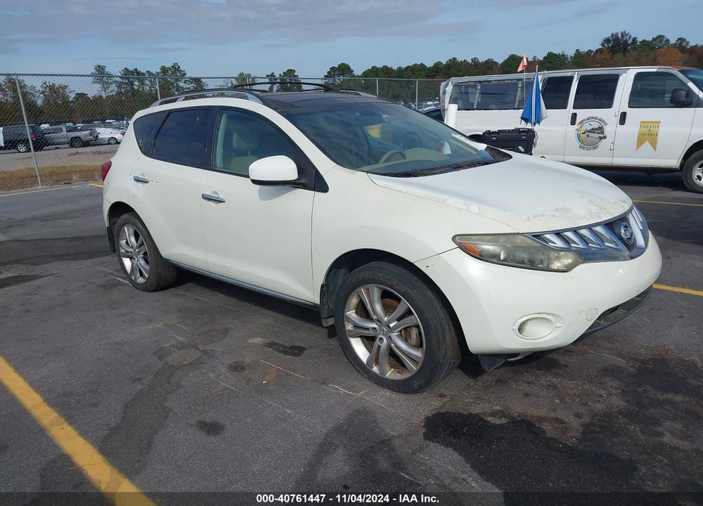2009 NISSAN MURANO LE VIN: JN8AZ18W79W145074