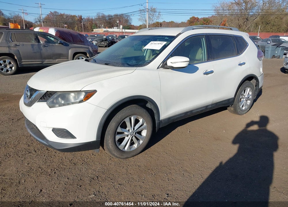 2015 NISSAN ROGUE SV VIN: 5N1AT2MT5FC884614