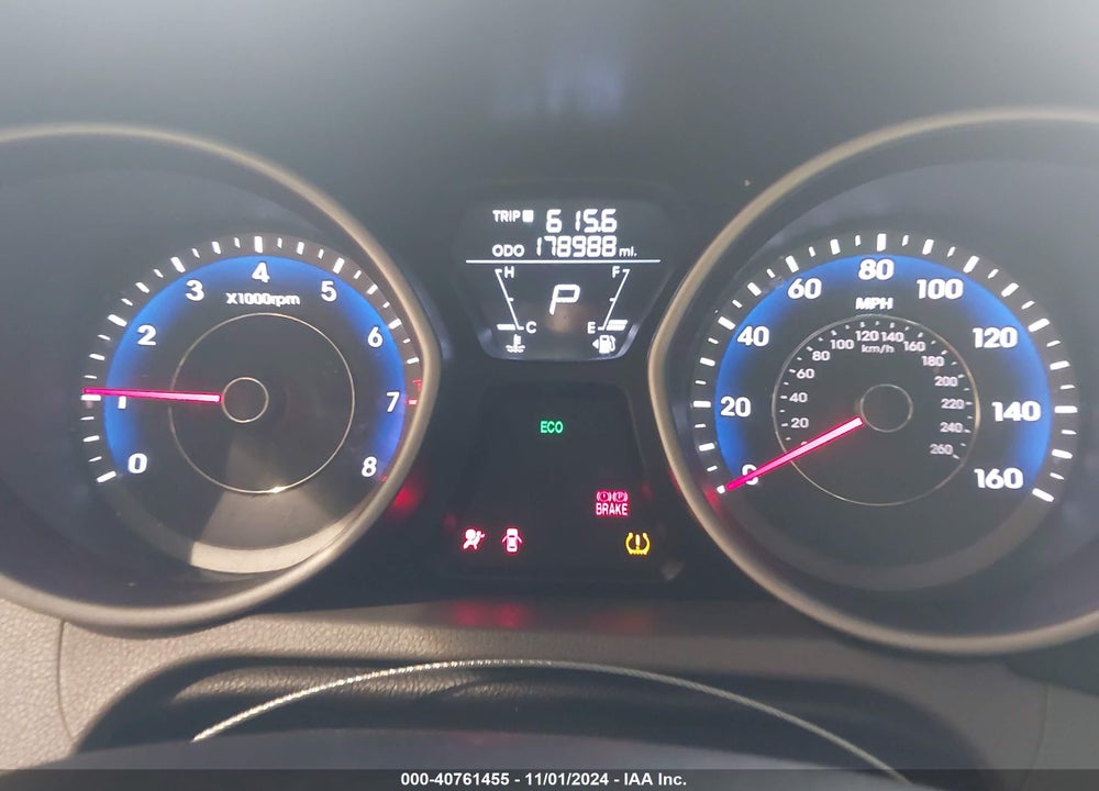 2013 HYUNDAI ELANTRA GLS VIN: KMHDH4AE7DU740179