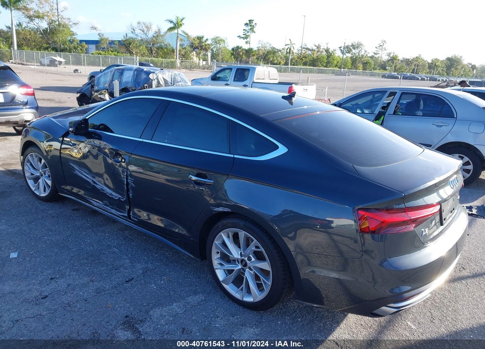 2022 AUDI A5 SPORTBACK PREMIUM 40 TFSI QUATTRO S TRONIC VIN: WAUABCF56NA027236