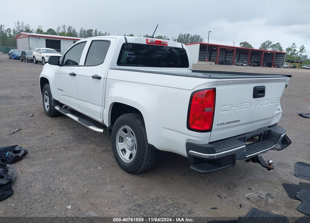 2022 CHEVROLET COLORADO 2WD SHORT BOX WT VIN: 1GCGSBEN2N1304487