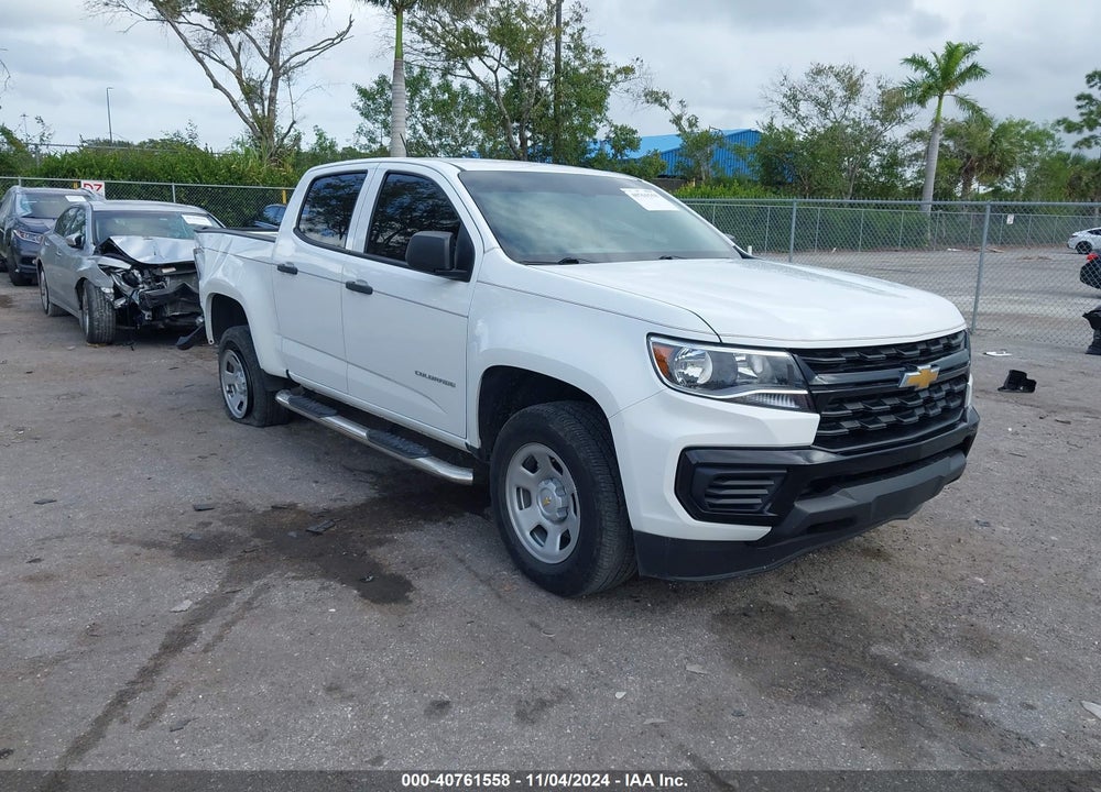 2022 CHEVROLET COLORADO 2WD SHORT BOX WT VIN: 1GCGSBEN2N1304487