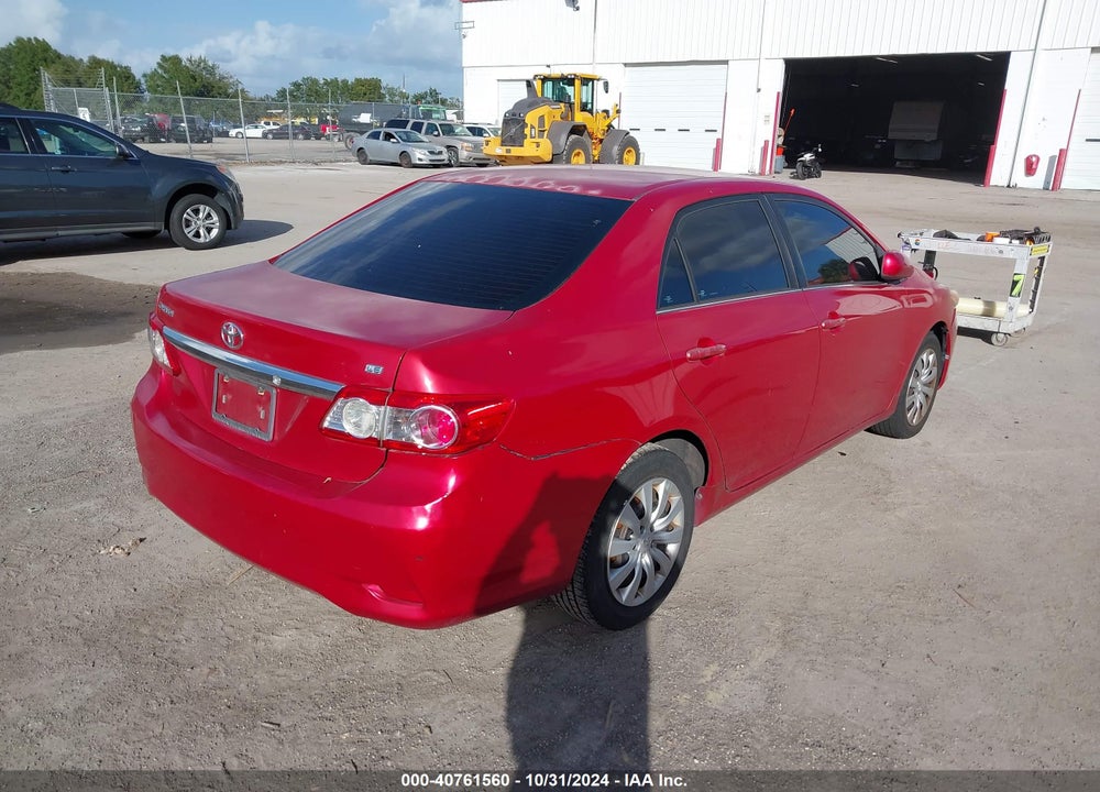 2013 TOYOTA COROLLA LE VIN: 2T1BU4EE4DC006923