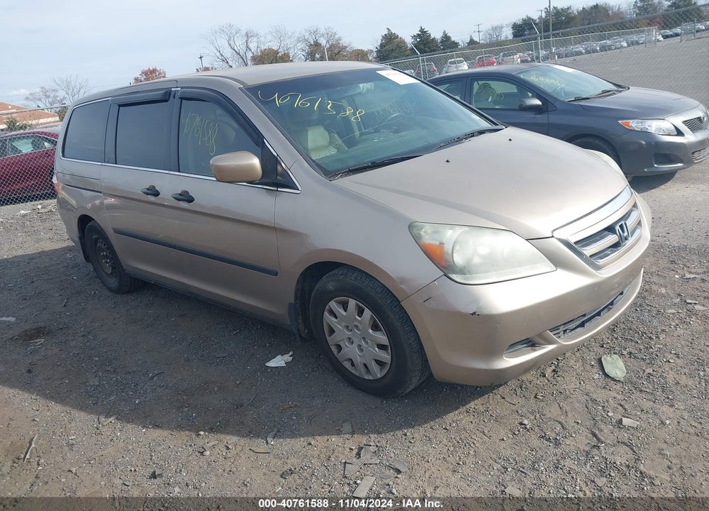 2007 HONDA ODYSSEY LX VIN: 5FNRL38237B073140