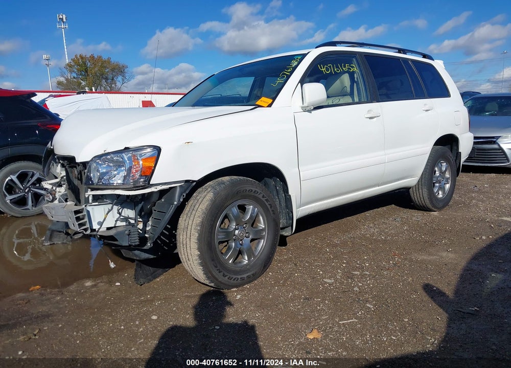 2007 TOYOTA HIGHLANDER V6 VIN: JTEEP21A170217468