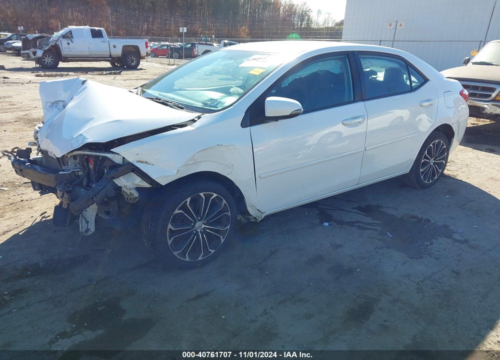 2014 TOYOTA COROLLA S PLUS VIN: 2T1BURHE5EC040136