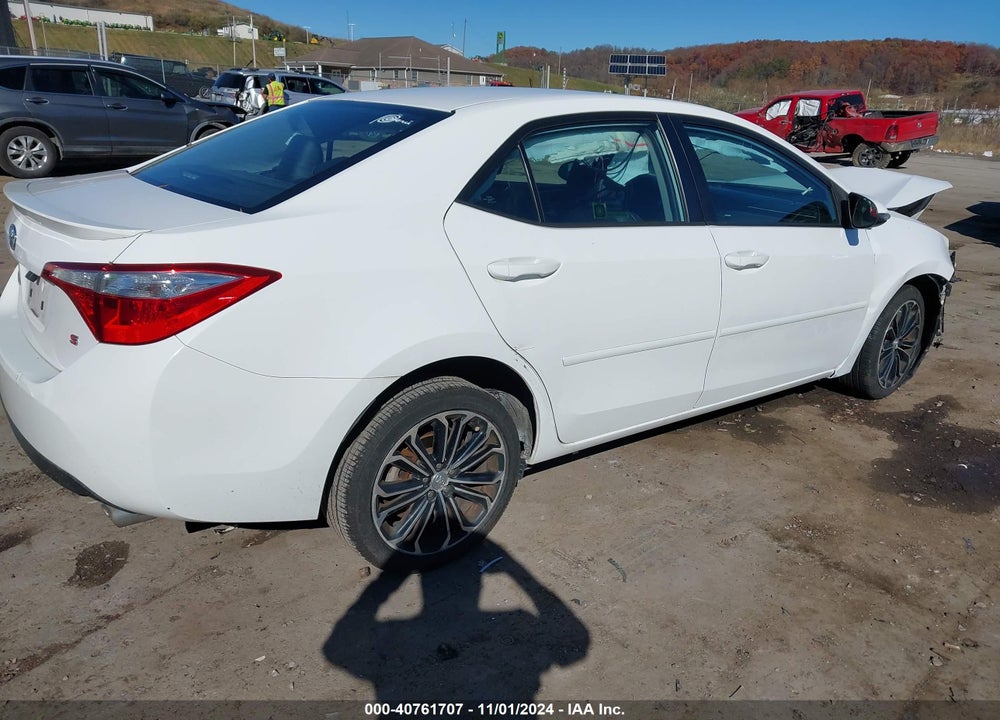 2014 TOYOTA COROLLA S PLUS VIN: 2T1BURHE5EC040136