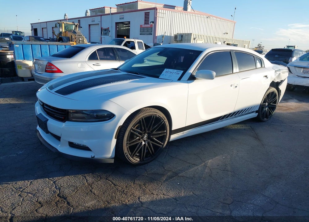 2016 DODGE CHARGER SXT VIN: 2C3CDXHG0GH222897