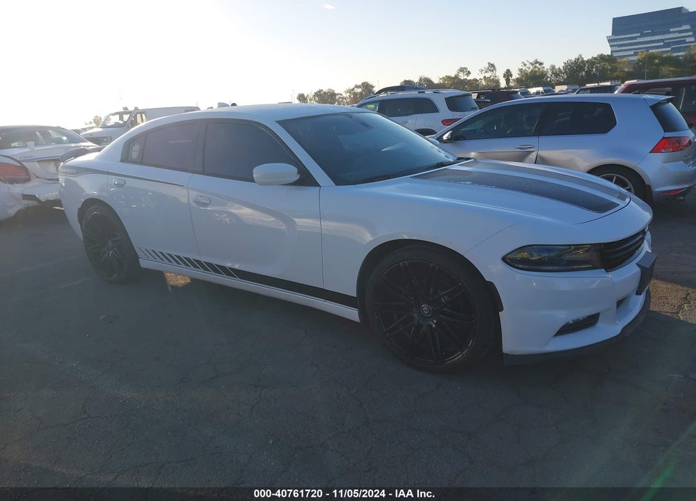 2016 DODGE CHARGER SXT VIN: 2C3CDXHG0GH222897