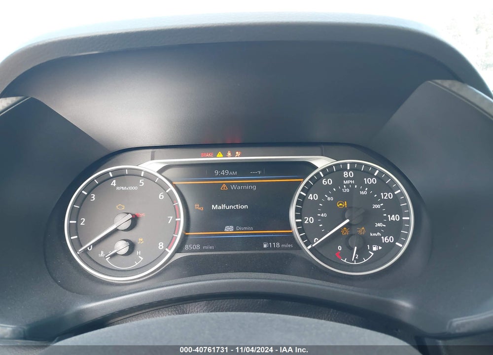 2024 NISSAN SENTRA SR XTRONIC CVT VIN: 3N1AB8DV0RY367649