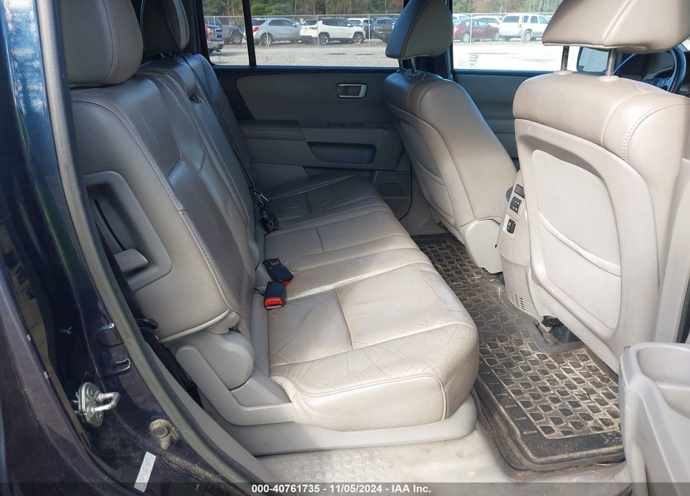 2012 HONDA PILOT EX-L VIN: 5FNYF4H55CB058376