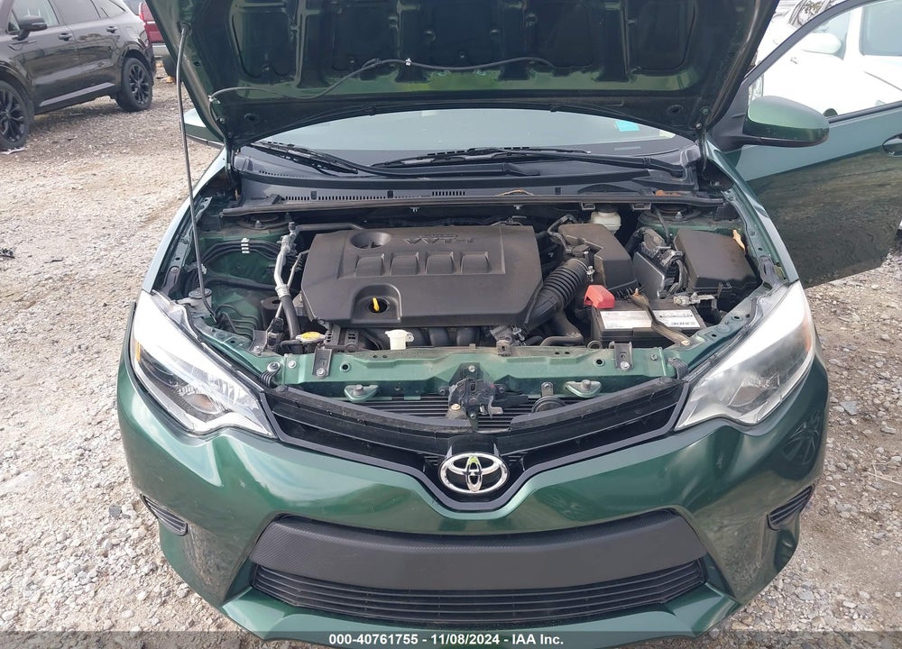 2016 TOYOTA COROLLA LE VIN: 2T1BURHE9GC726313