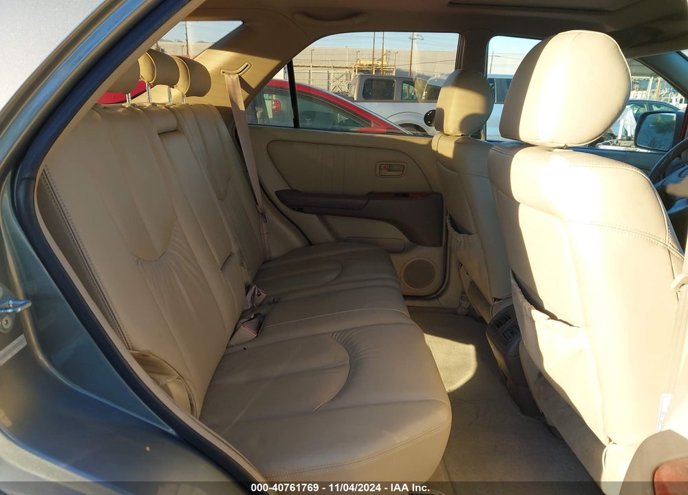 2000 LEXUS RX 300 VIN: JT6GF10U1Y0079140