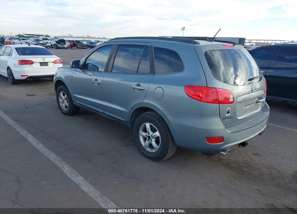 2008 HYUNDAI SANTA FE GLS VIN: 5NMSG13D38H165142