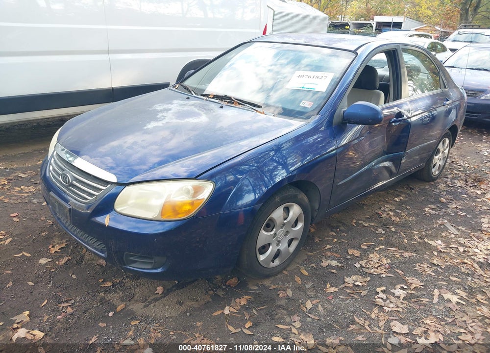 2008 KIA SPECTRA EX VIN: KNAFE121185555414