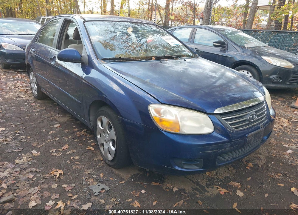 2008 KIA SPECTRA EX VIN: KNAFE121185555414