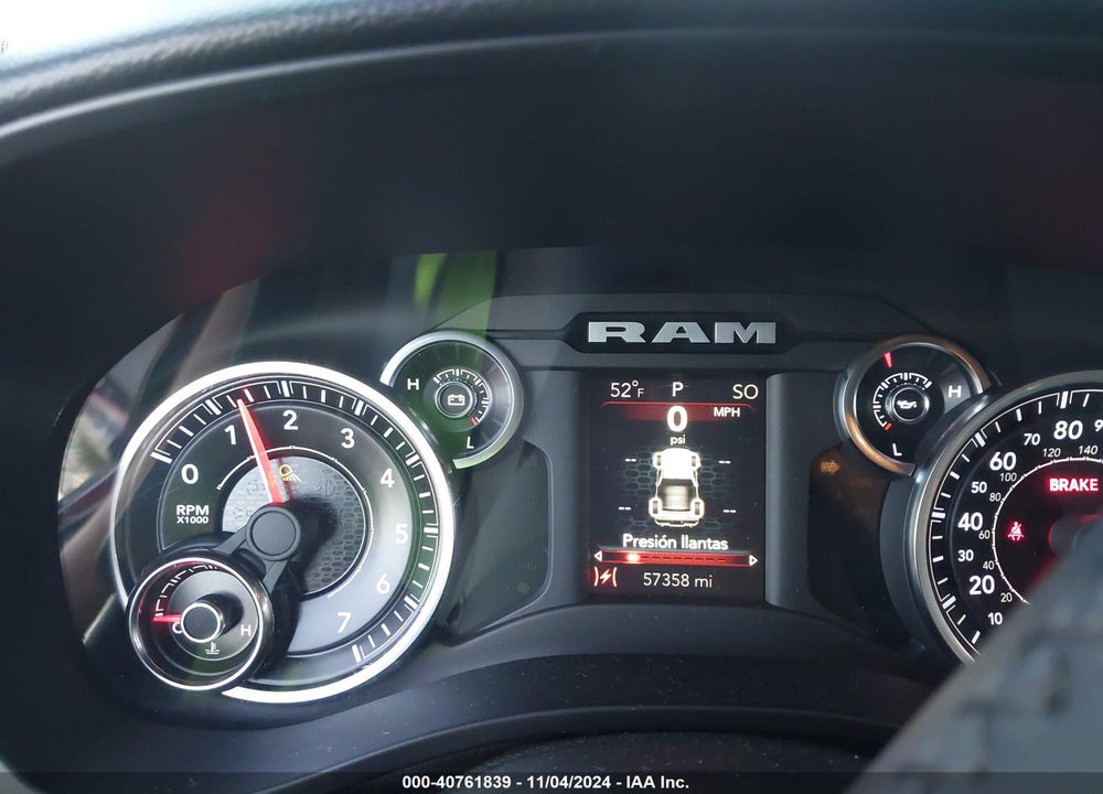 2019 RAM 1500 BIG HORN/LONE STAR 4X2 5'7 BOX VIN: 1C6RREFT9KN771324