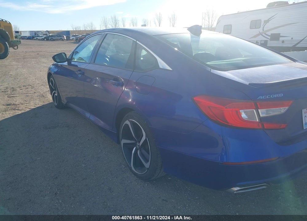 2018 HONDA ACCORD SPORT 2.0T VIN: 1HGCV2F33JA051551