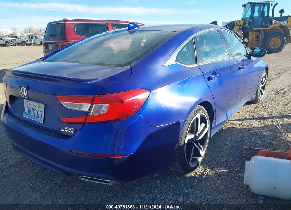 2018 HONDA ACCORD SPORT 2.0T VIN: 1HGCV2F33JA051551