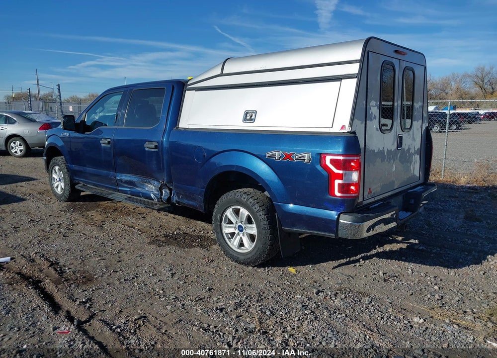 2018 FORD F-150 XLT VIN: 1FTFW1EG8JKF41999