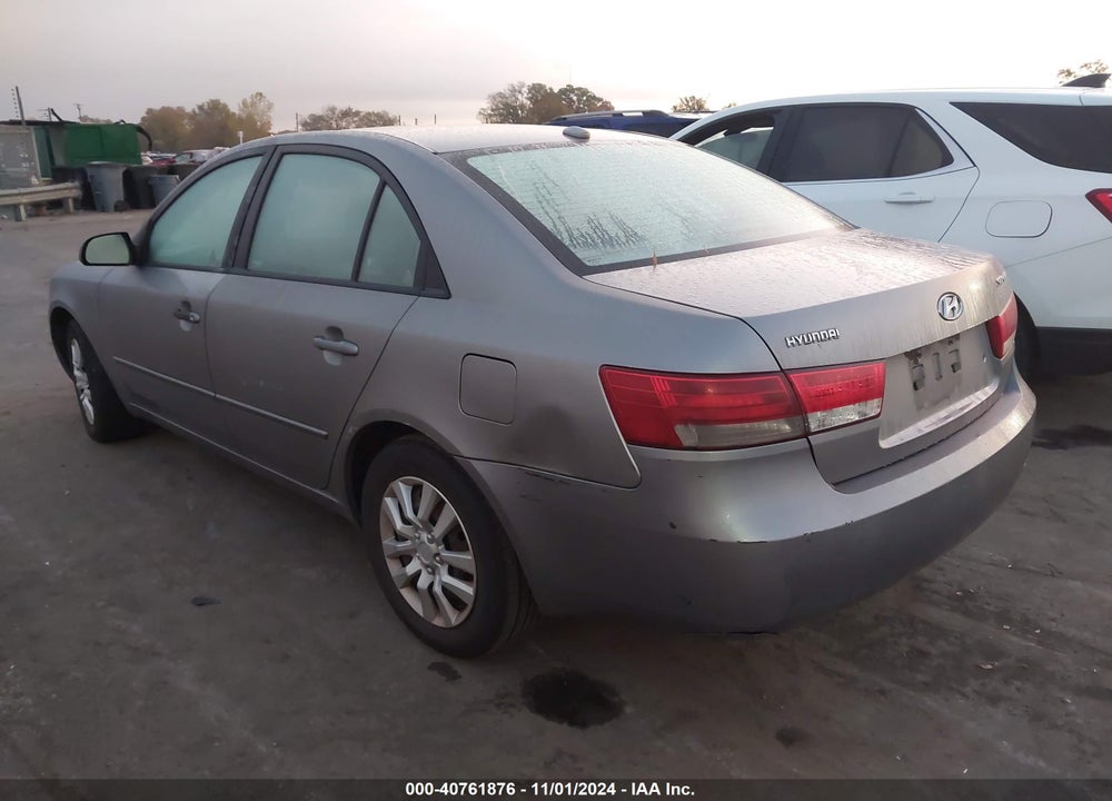 2008 HYUNDAI SONATA GLS VIN: 5NPET46C48H363566