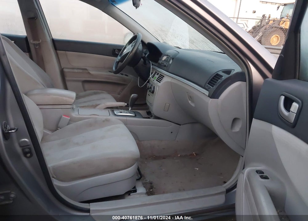 2008 HYUNDAI SONATA GLS VIN: 5NPET46C48H363566