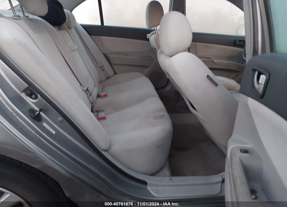 2008 HYUNDAI SONATA GLS VIN: 5NPET46C48H363566