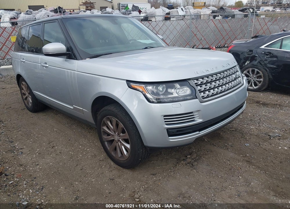 2015 LAND ROVER RANGE ROVER 3.0L V6 SUPERCHARGED HSE VIN: SALGS2VF7FA219485